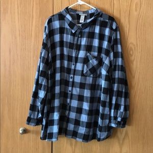 Catherine’s 4X Flannel Buffalo Check Shirt